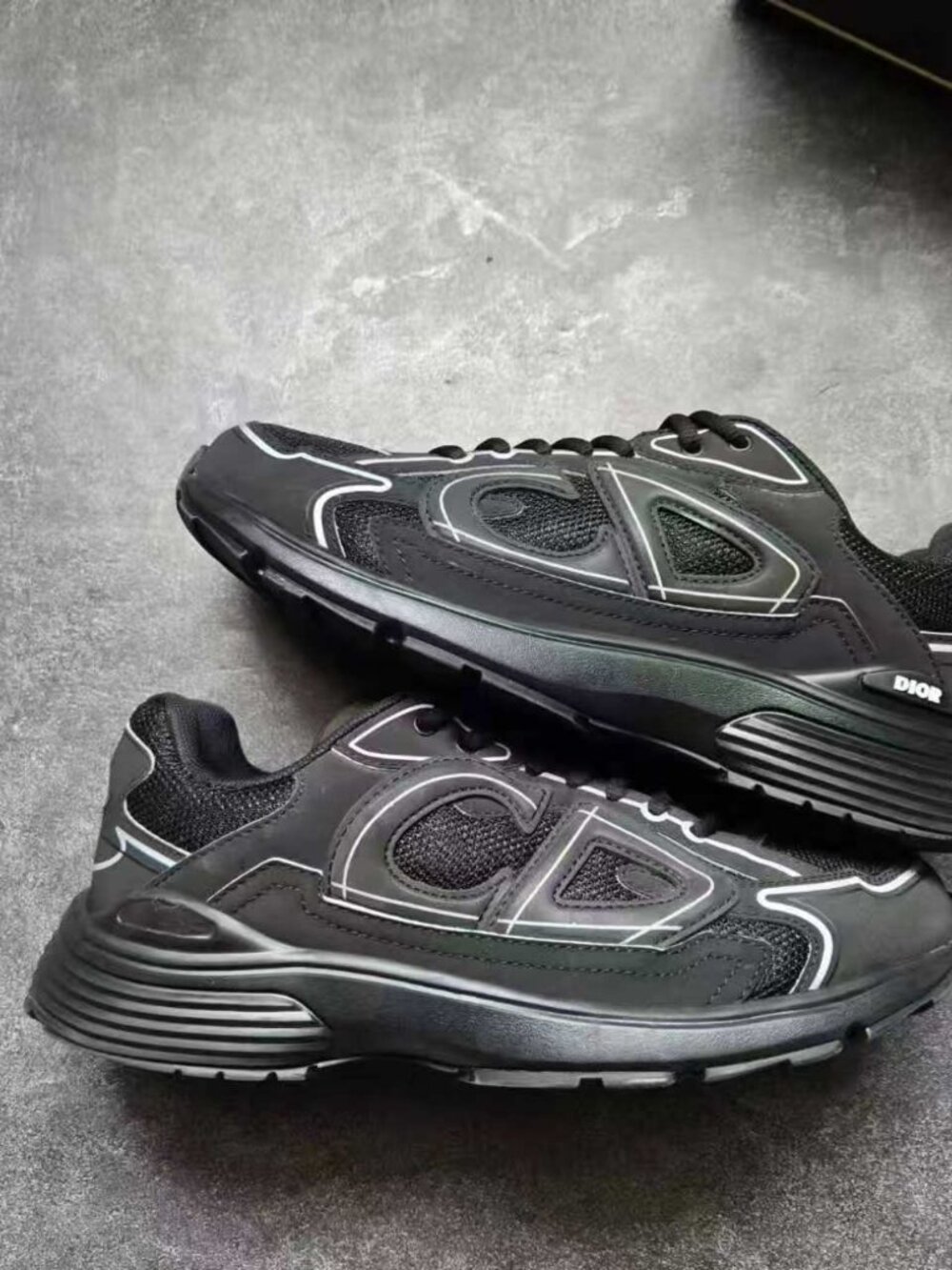 Dior Men’s Black B30 Sneakers Size 41 - Picture 5 of 5
